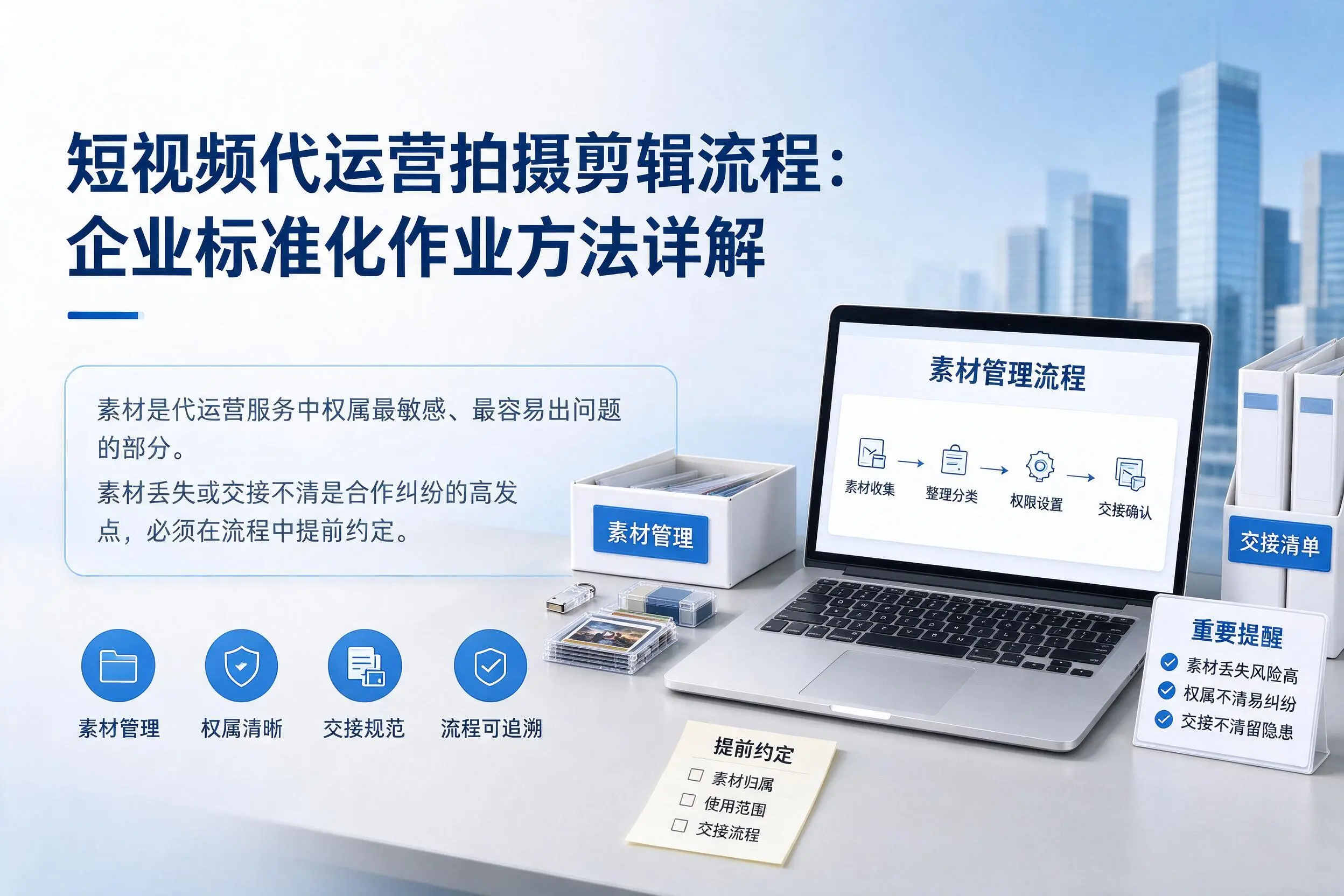 短视频代运营拍摄剪辑流程:海南企业标准化作业方法详解